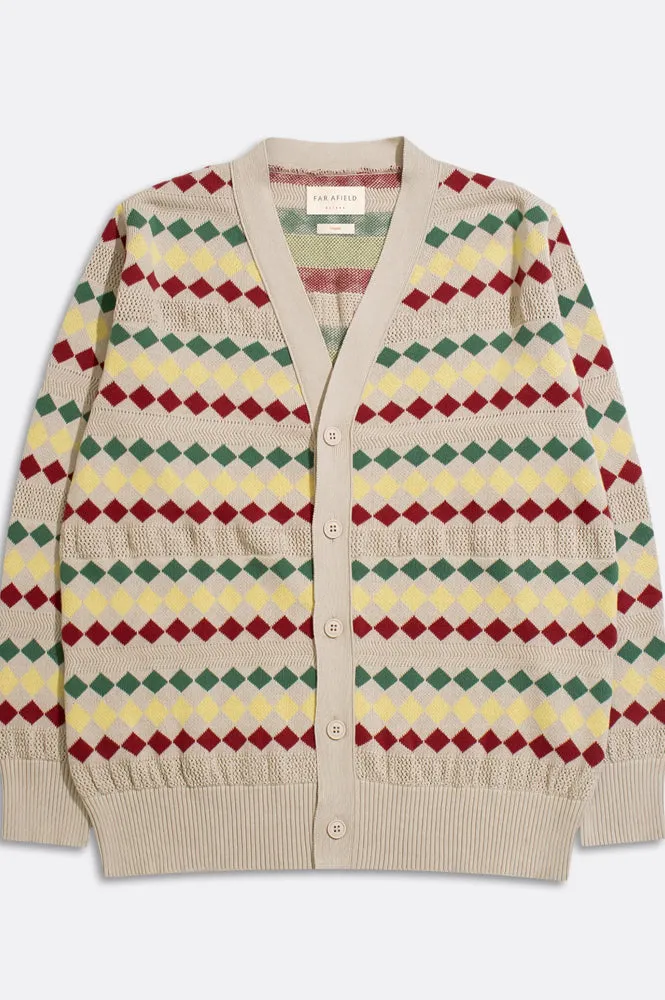 Far Afield Gilberto Diamond Stripe Cardigan