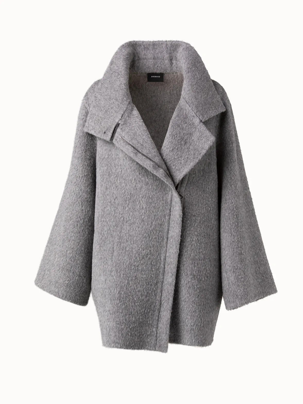 Fenix Alpaca Wool Two-In-One Coat Akris