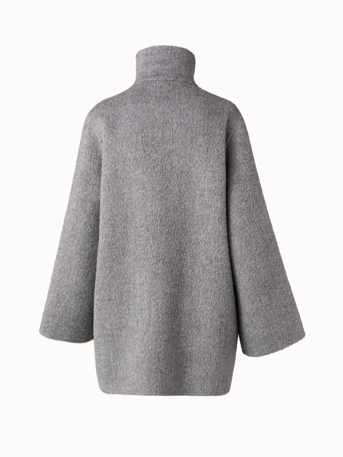 Fenix Alpaca Wool Two-In-One Coat Akris