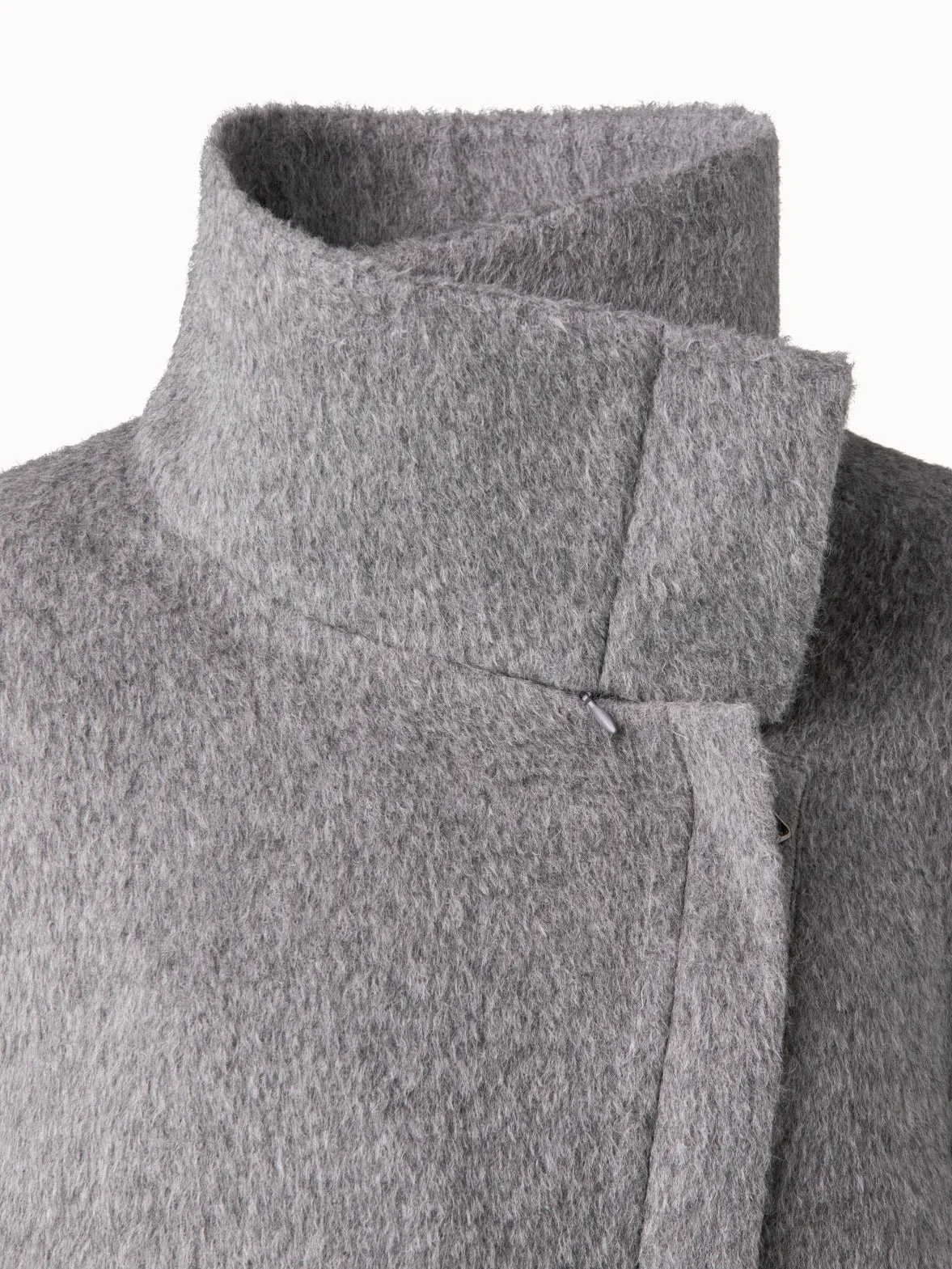 Fenix Alpaca Wool Two-In-One Coat Akris