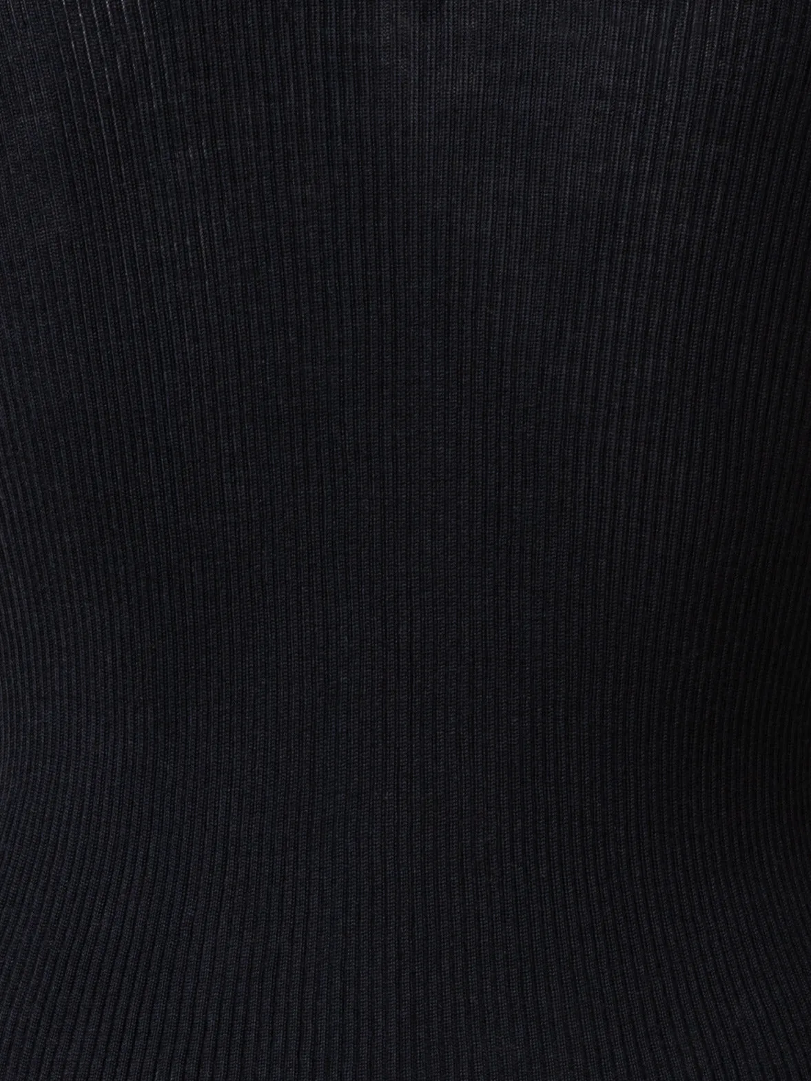 Fine Rib Cashmere Silk Mock Neck Pullover Akris