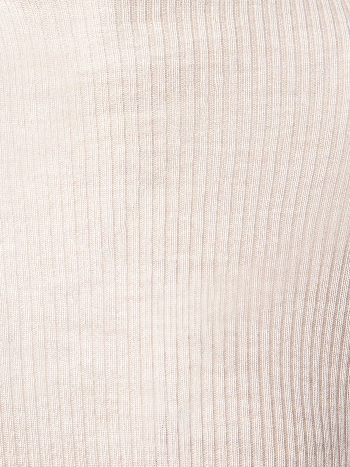 Fine Rib Cashmere Silk Mock Neck Pullover Akris