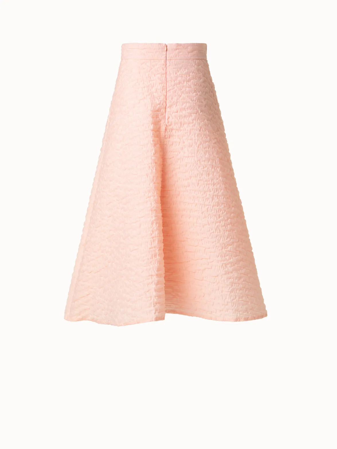 Flared Midi Skirt in 3D Bubble Organza Akris