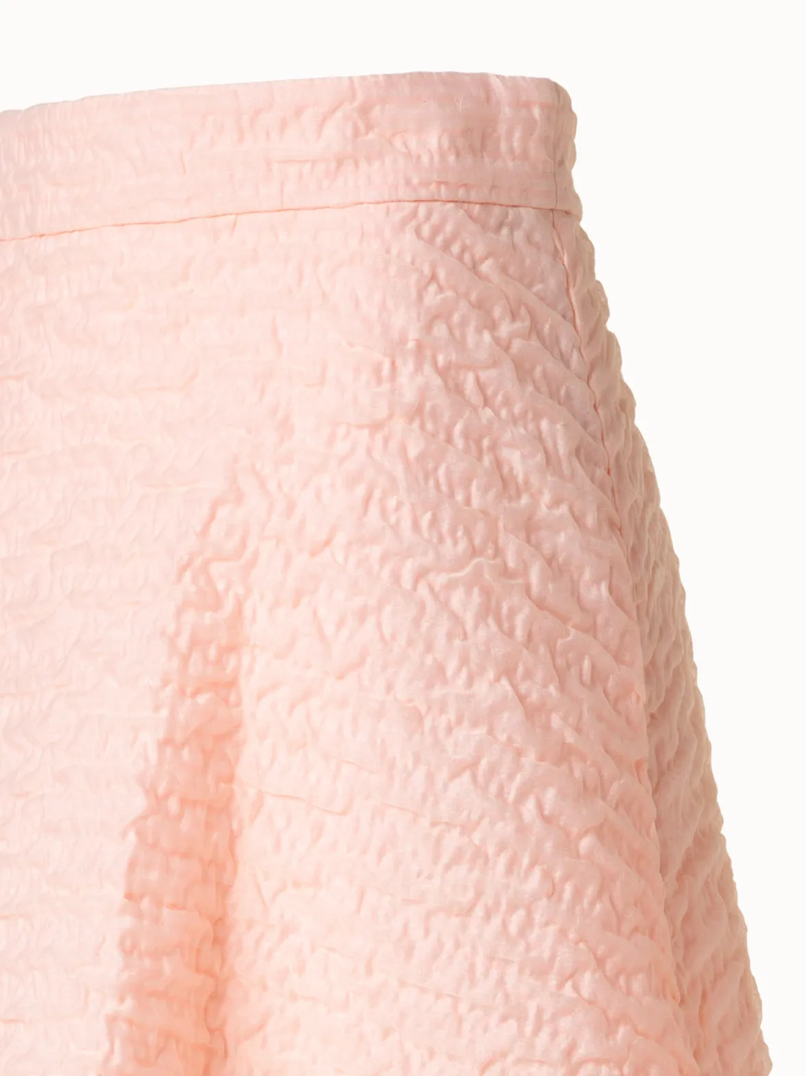 Flared Midi Skirt in 3D Bubble Organza Akris