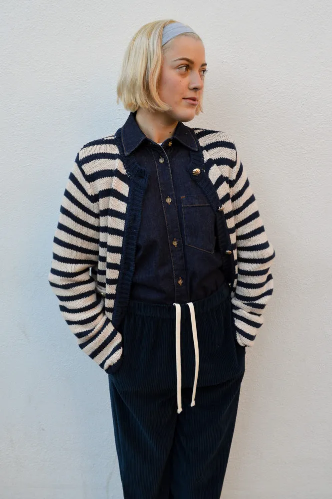 Fransa Belinda Moonbeam Mix Cardigan