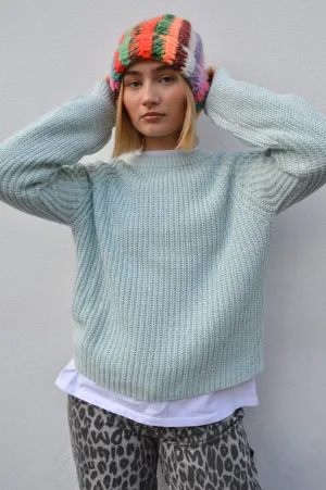 Fransa Ernie Light Blue Pullover
