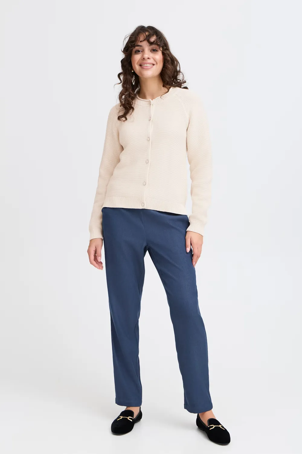 Fransa Kateleen Birch Cardigan