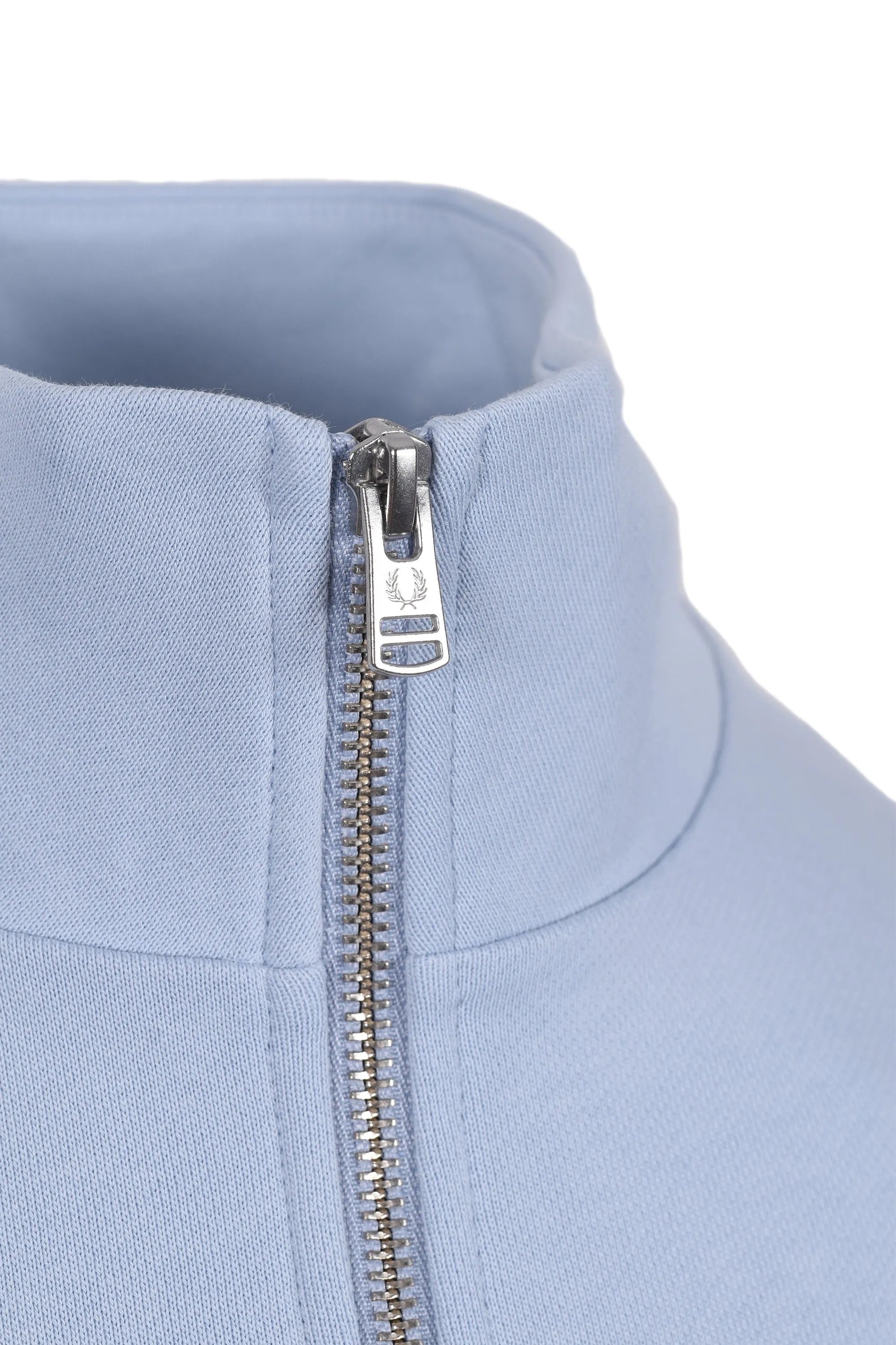 Fred Perry Half Zip Sweatshirt Light Smoke