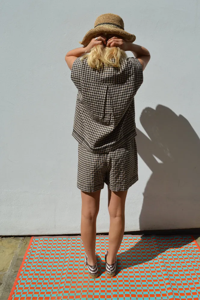 FRNCH Adama Gingham Vest