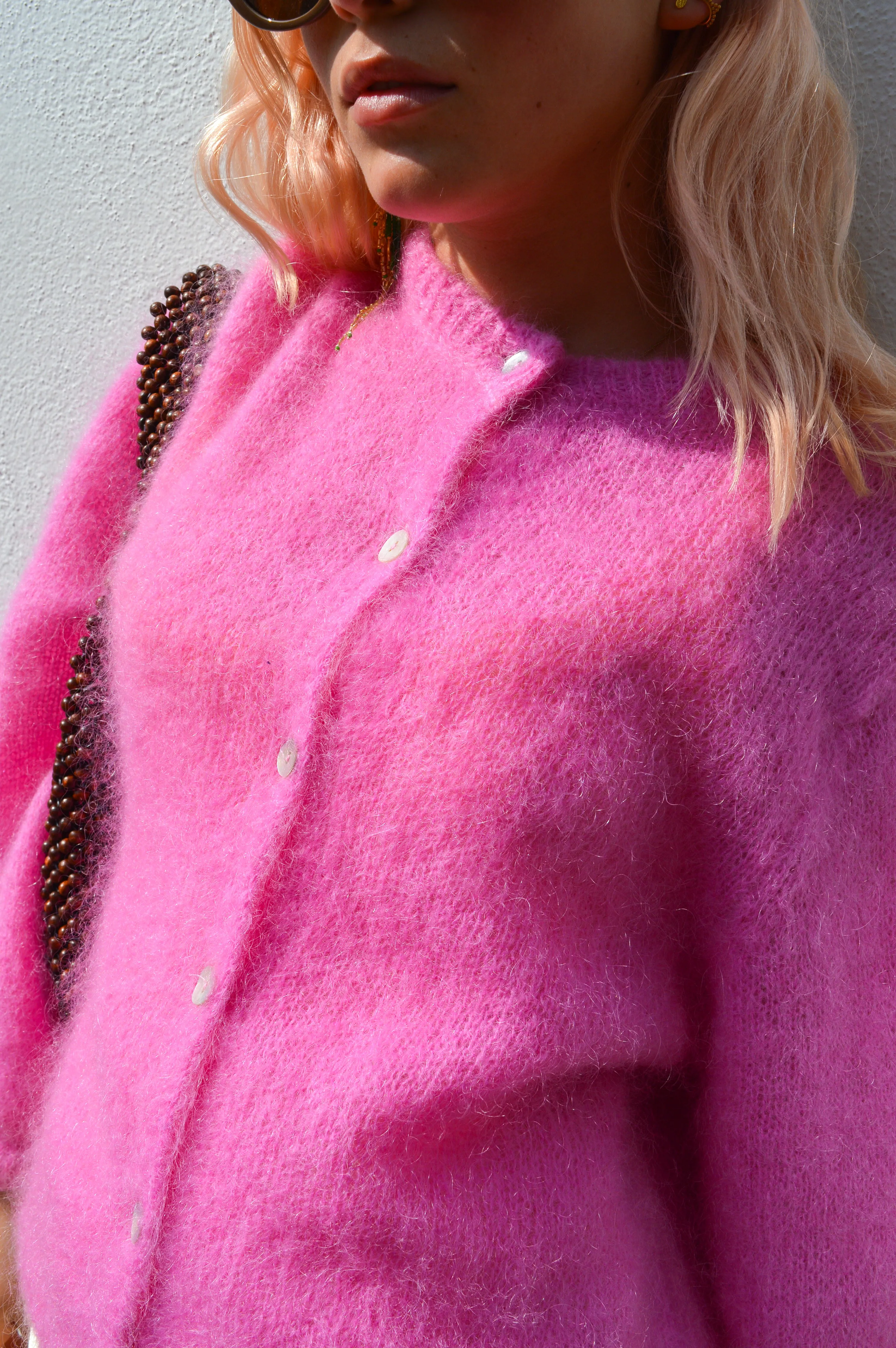 FRNCH Calixta Rose Cardigan