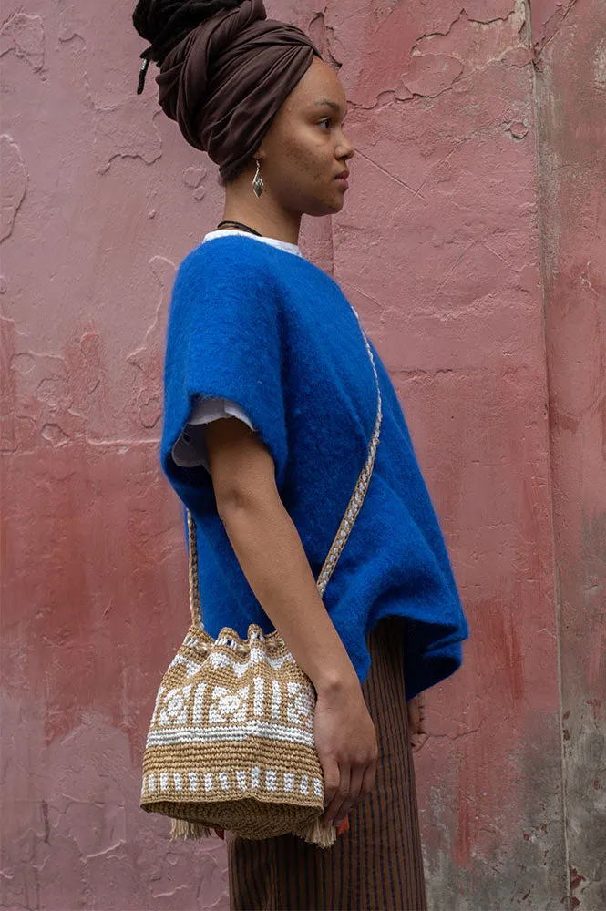 FRNCH Ina Electric Blue Sweater