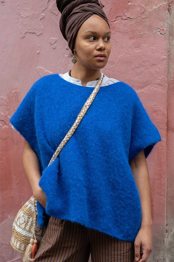 FRNCH Ina Electric Blue Sweater