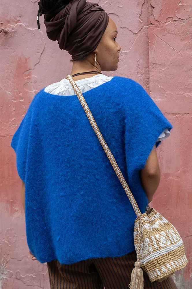 FRNCH Ina Electric Blue Sweater