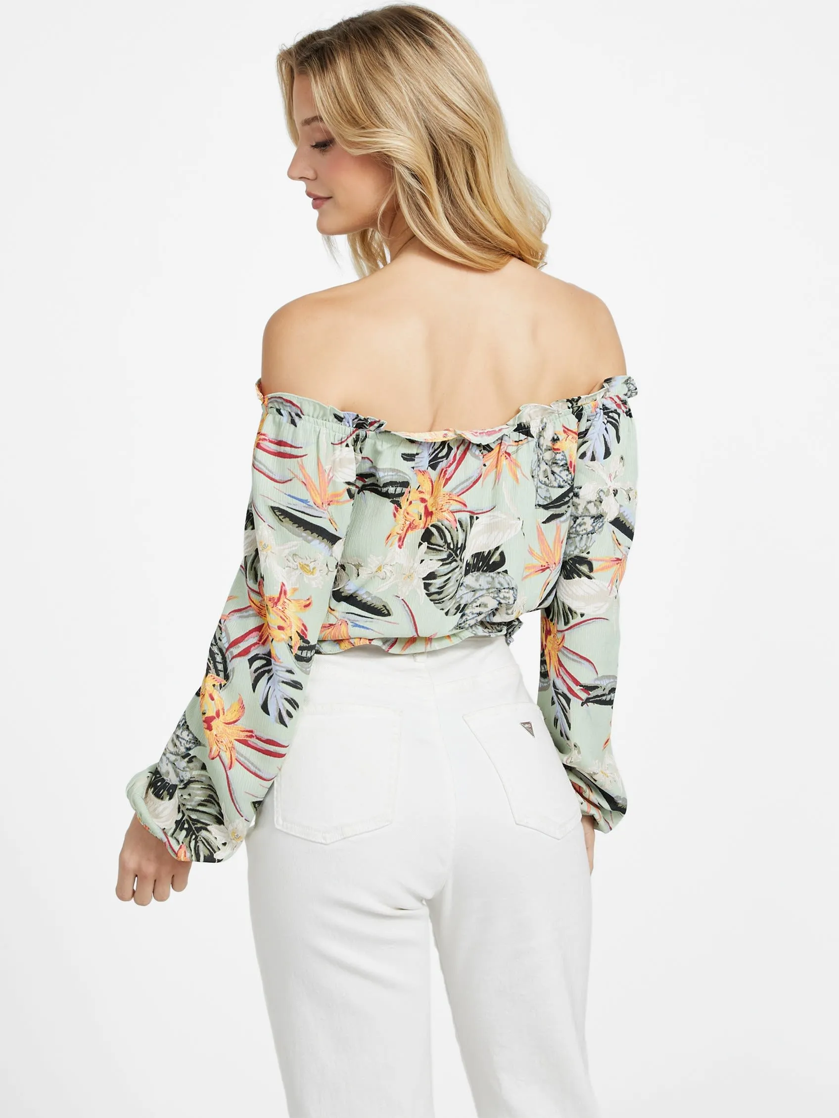Gallia Off-the-Shoulder Top
