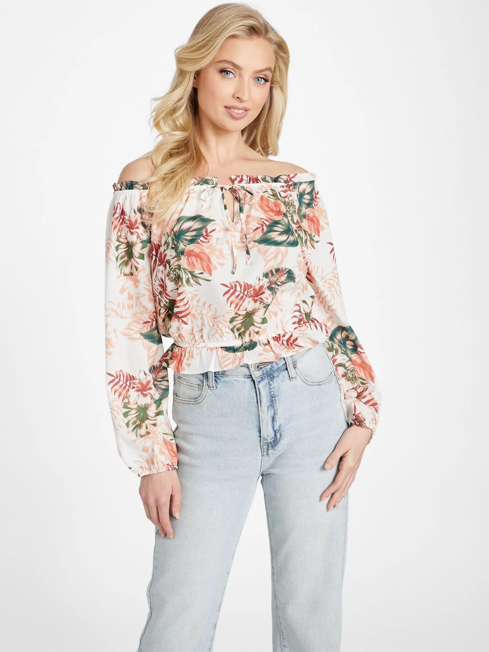 Gallia Off-the-Shoulder Top
