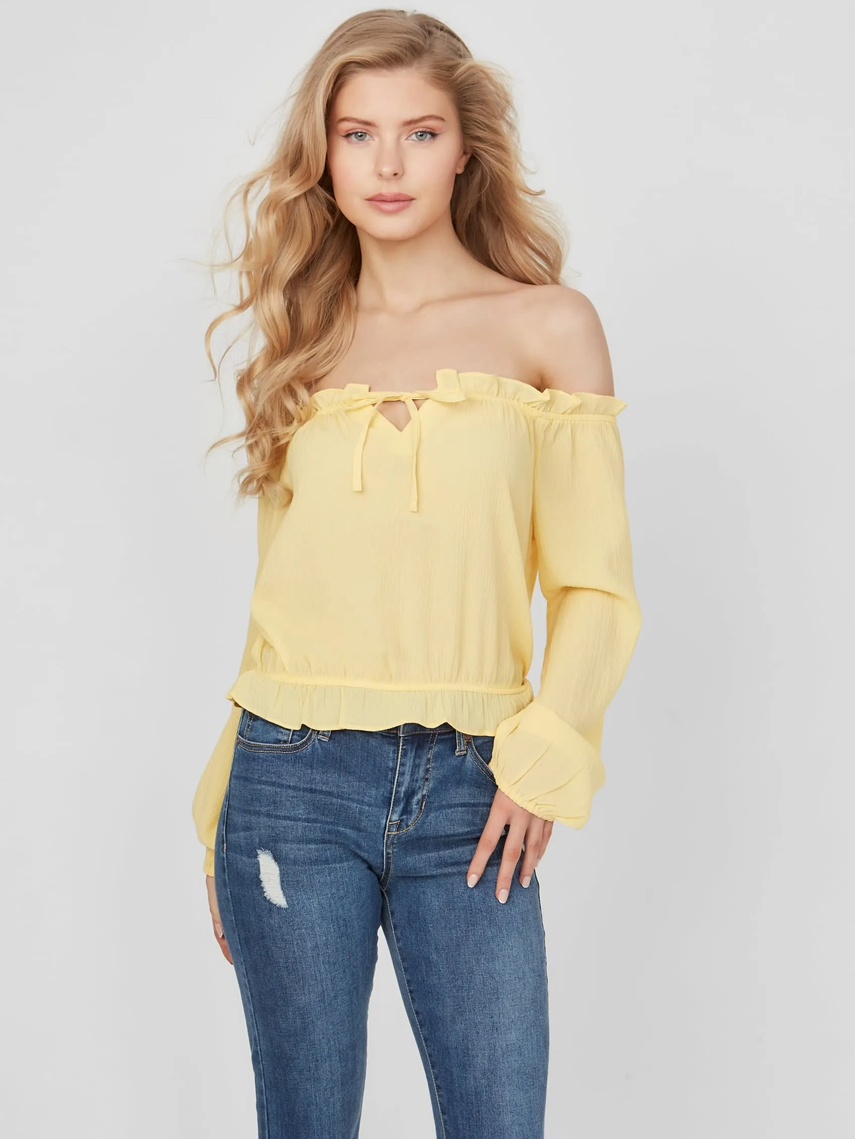 Gallia Off-the-Shoulder Top