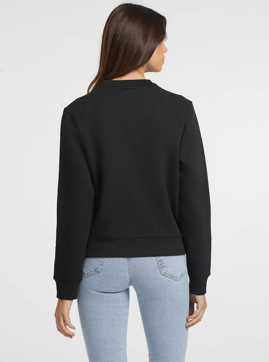 Guess Jeans Black Logo Jumper Guess