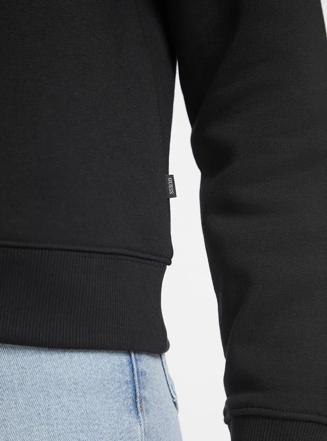 Guess Jeans Black Logo Jumper Guess