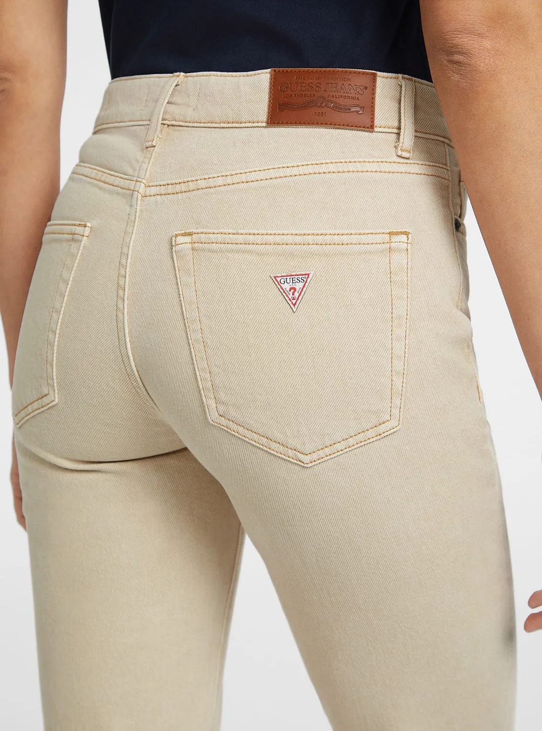Guess Jeans G08 Mid Rise Straight Jeans Guess