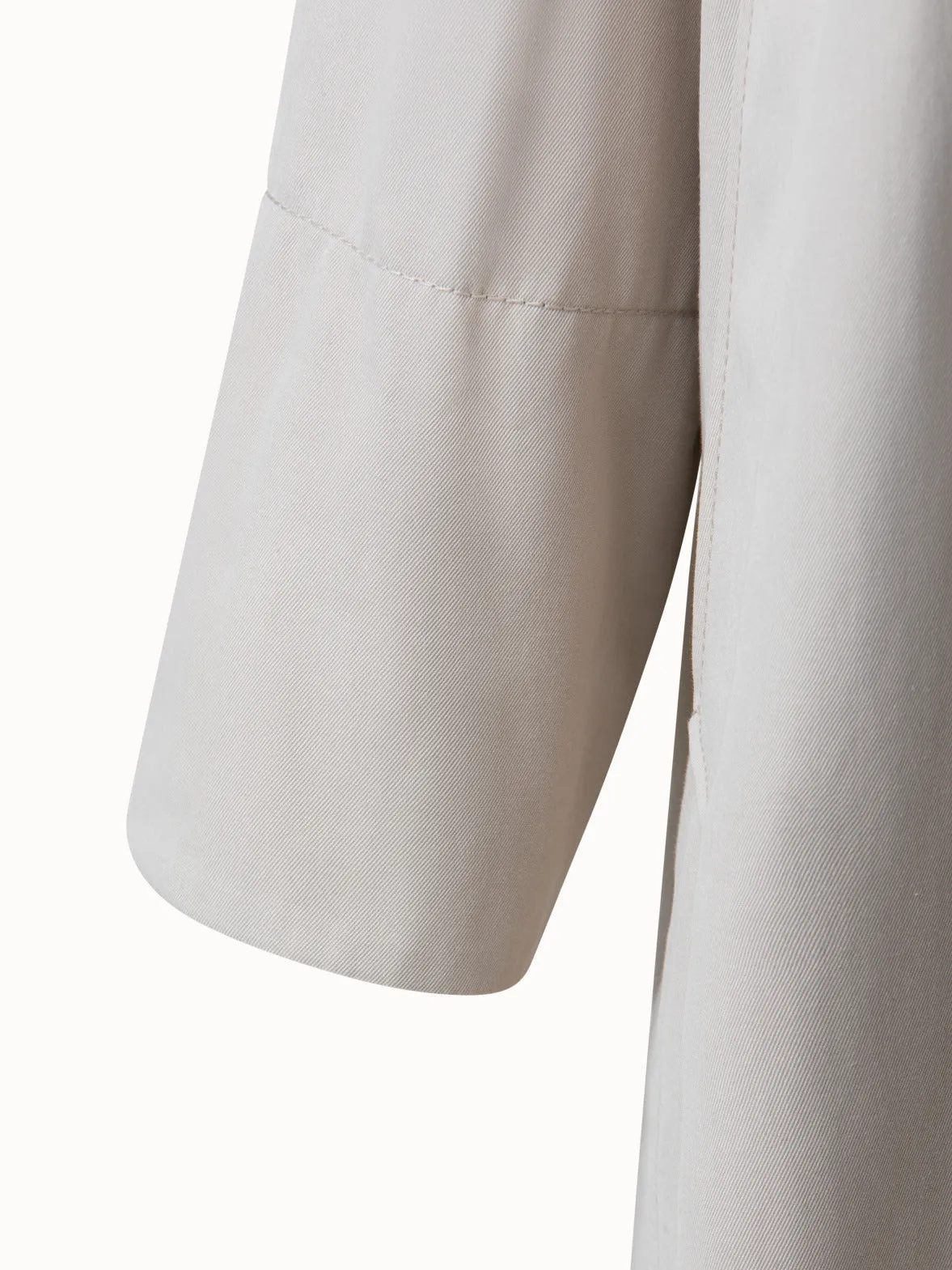 Hannes Cotton Gabardine Coat Akris