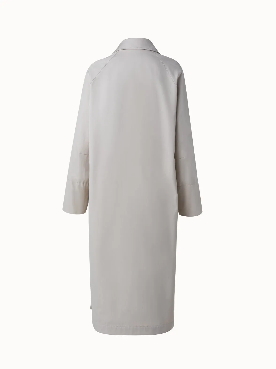 Hannes Cotton Gabardine Coat Akris