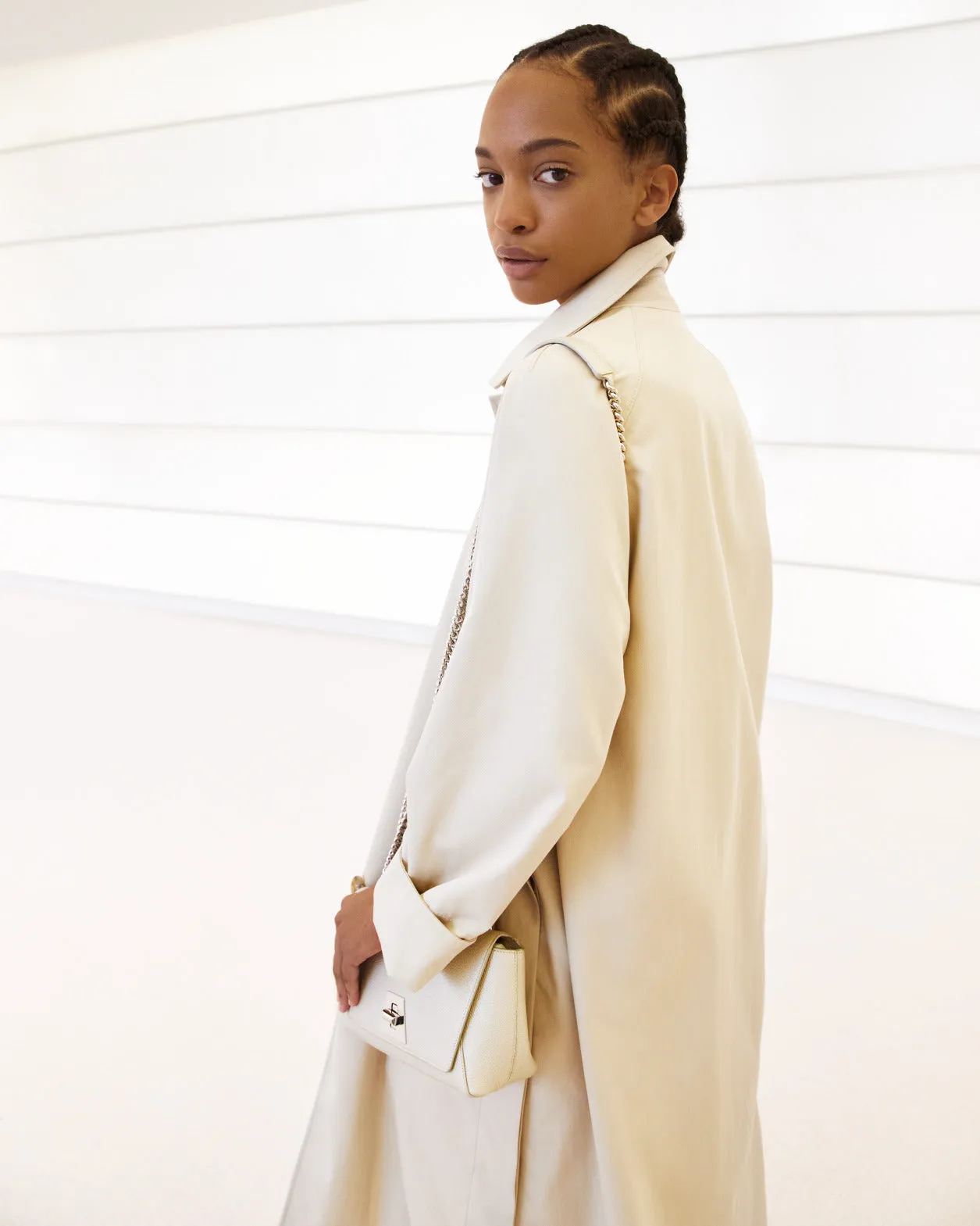 Hannes Cotton Gabardine Coat Akris