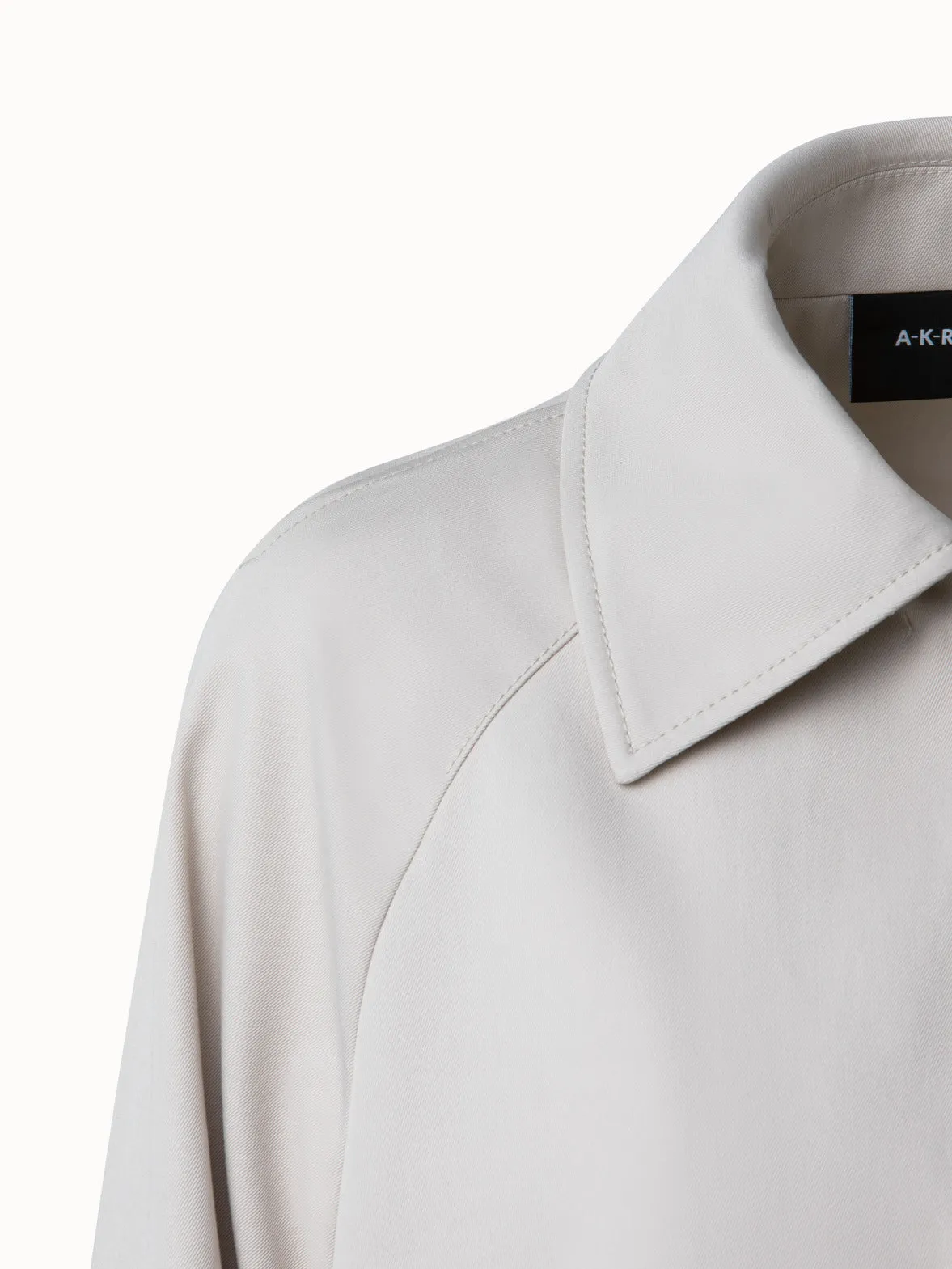 Hannes Cotton Gabardine Coat Akris