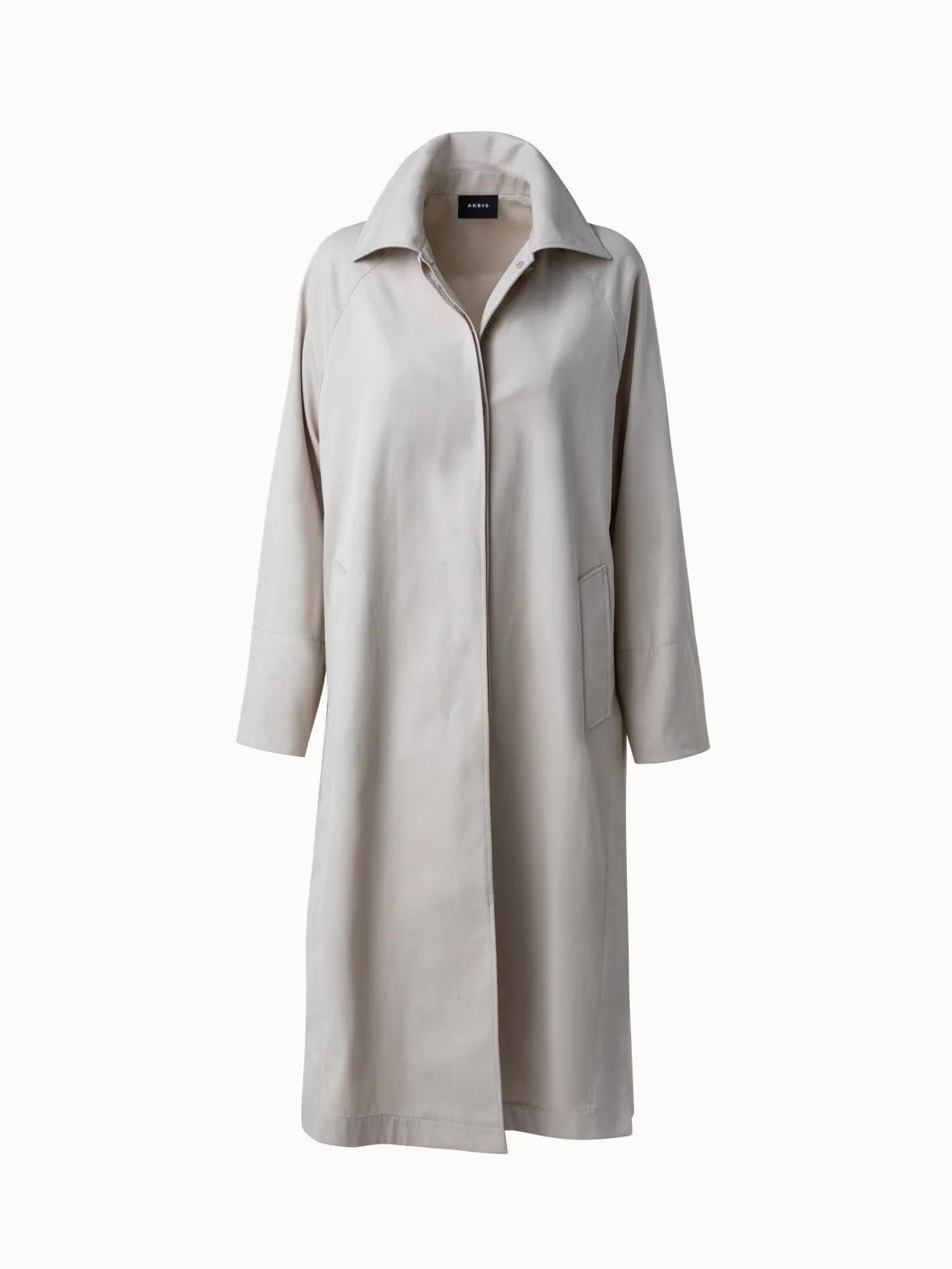Hannes Cotton Gabardine Coat Akris