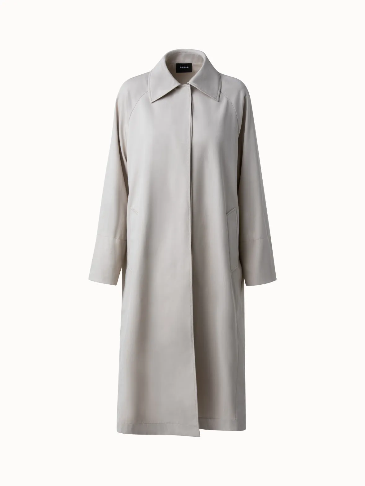 Hannes Cotton Gabardine Coat Akris