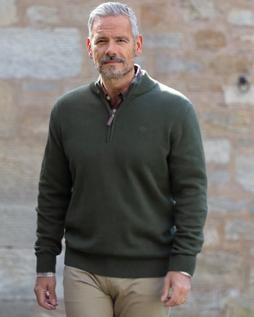 Hoggs of Fife Falkirk Quarter Zip Pullover