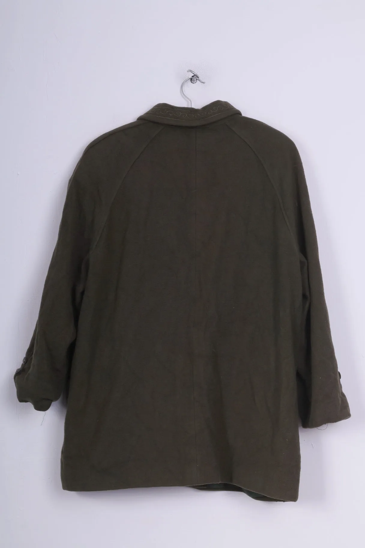 Honor Millburn Womens 20 XXL Jacket Single Breasted Dark Green Vintage