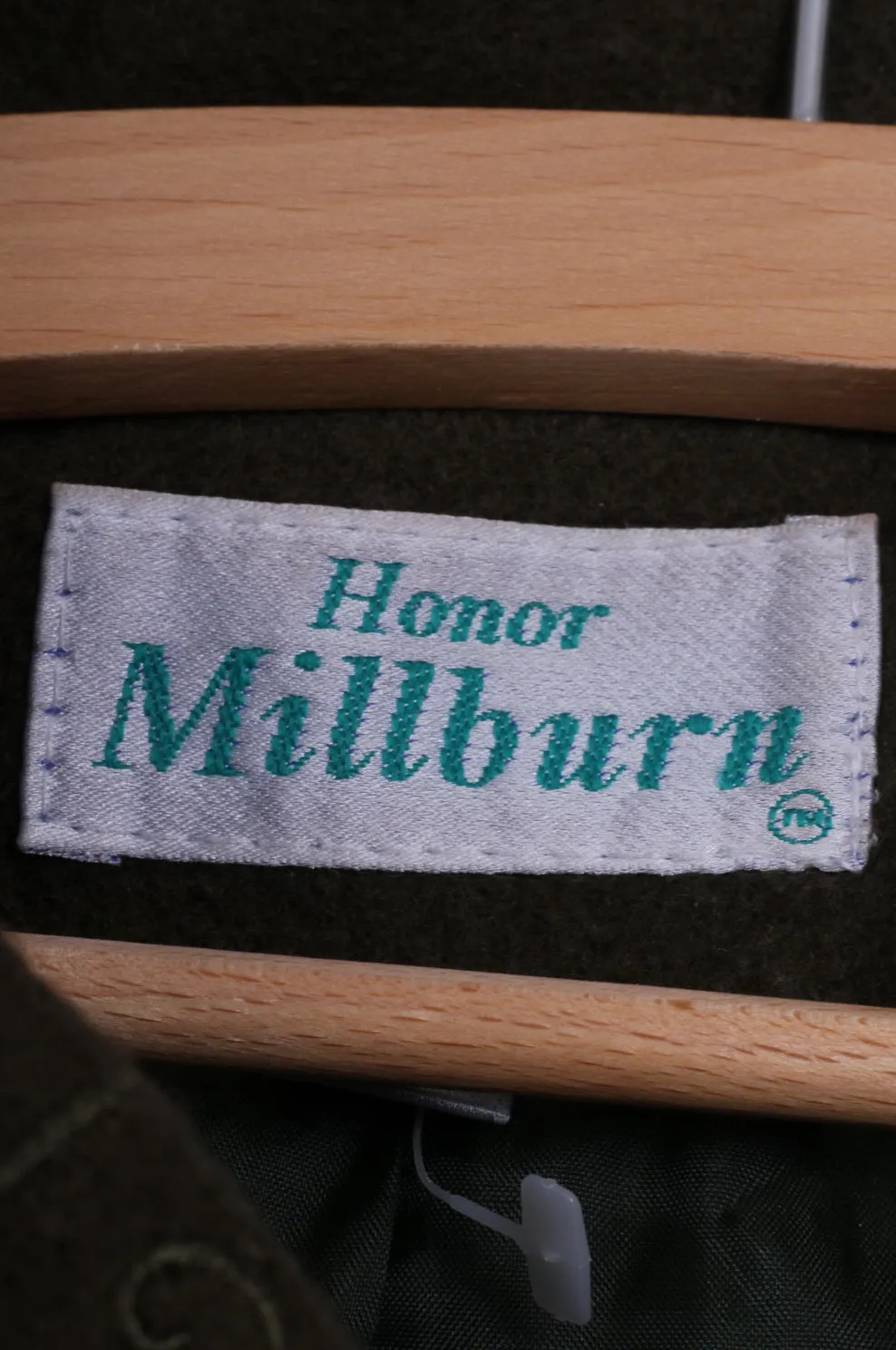 Honor Millburn Womens 20 XXL Jacket Single Breasted Dark Green Vintage