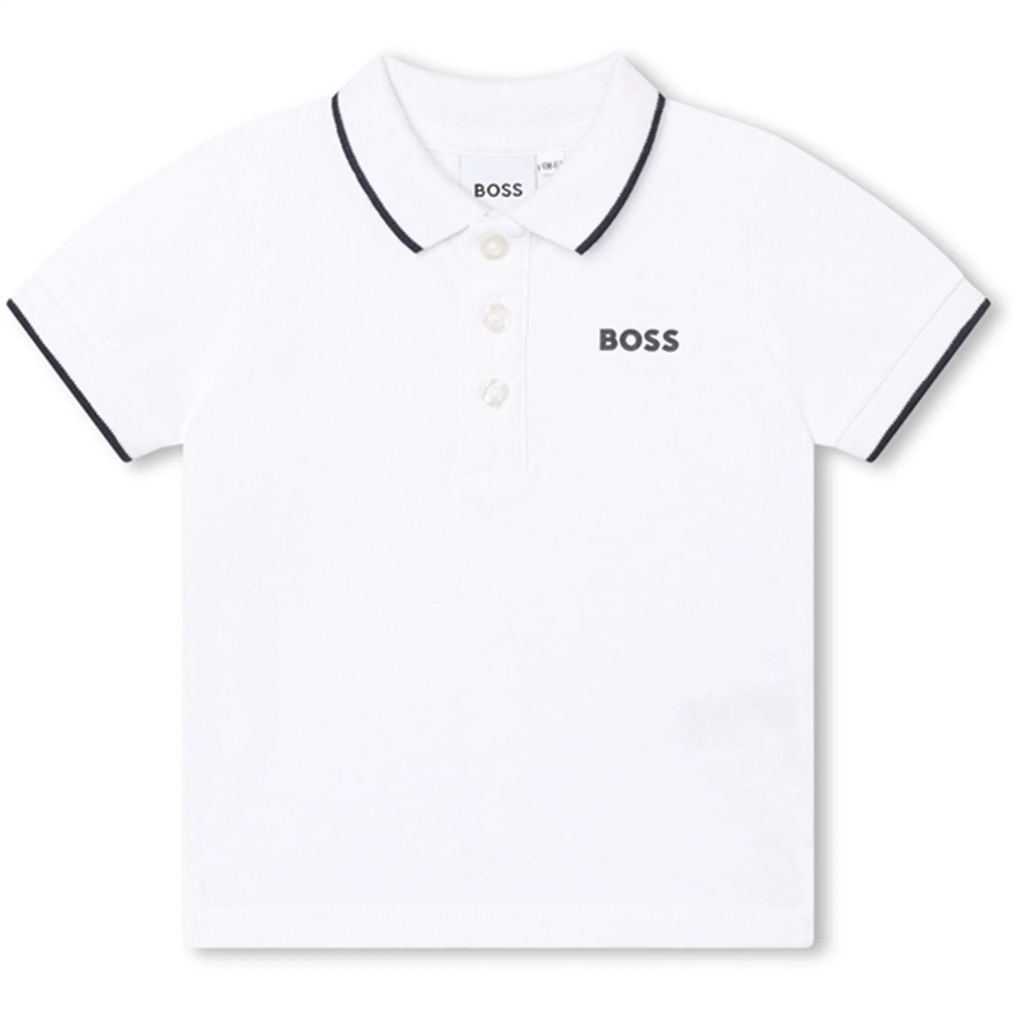 Hugo Boss Baby Short Sleeve Polo White