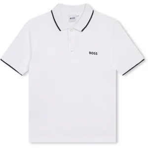 Hugo Boss Short Sleeve Polo White