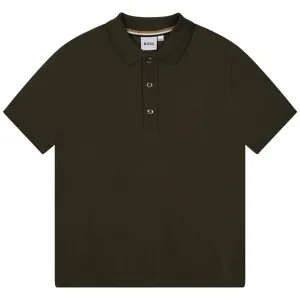 Hugo Boss Short Sleeved Polo Forest Green