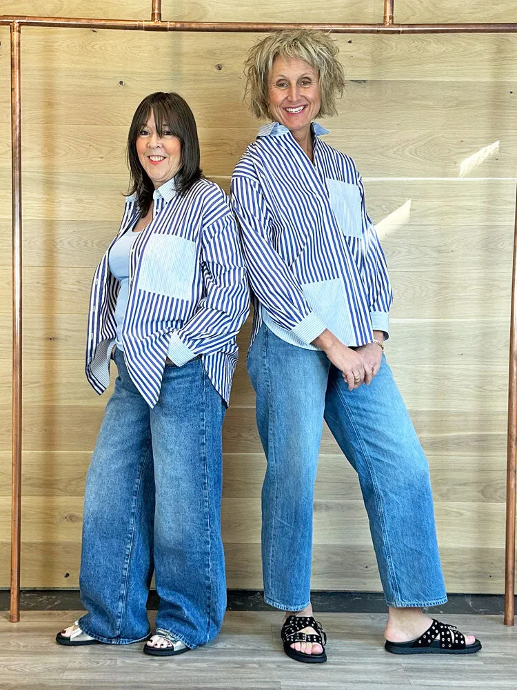 iBlues Greta Shirt Cornflower