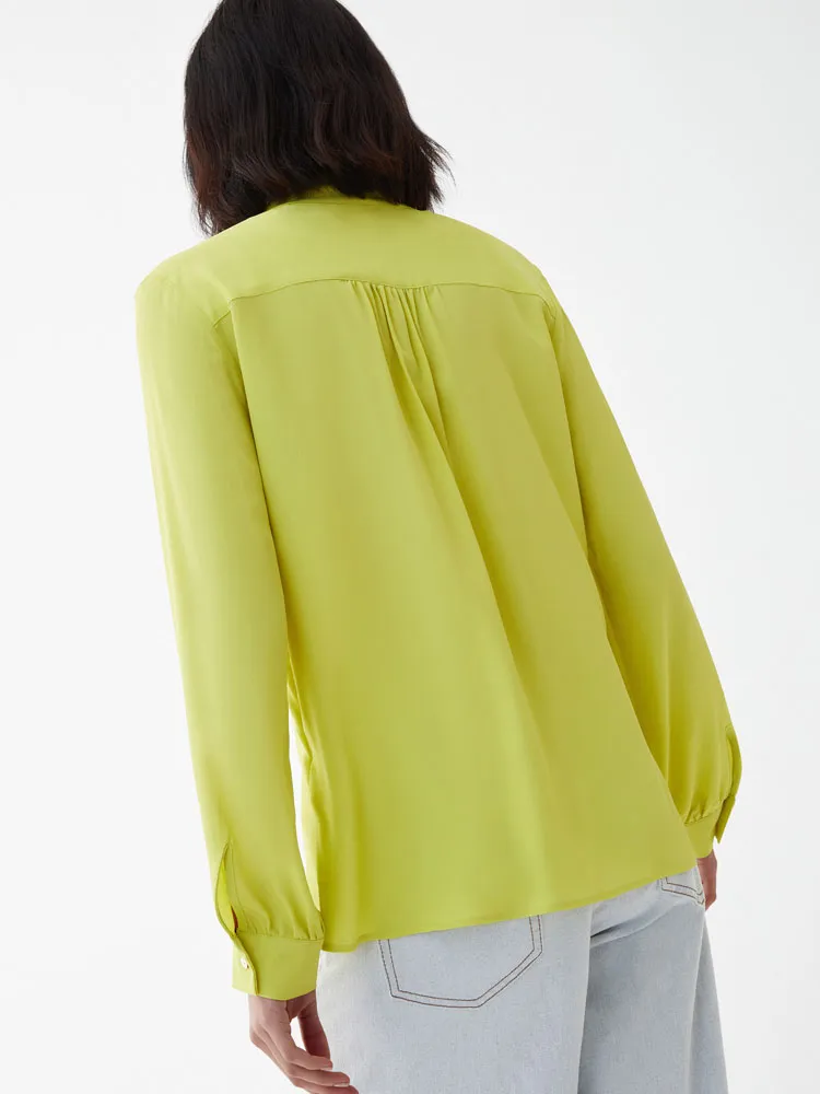 iBlues Papero Blouse Lime Green