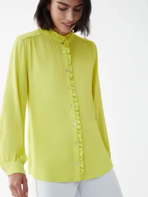 iBlues Papero Blouse Lime Green
