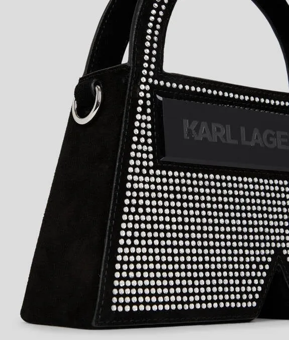 IKON K SMALL CRYSTAL TOP-HANDLE BAG