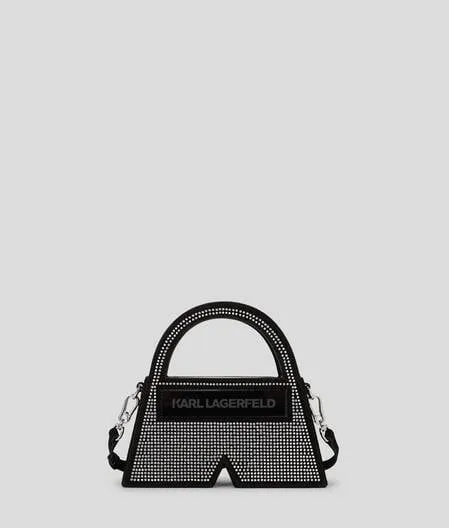 IKON K SMALL CRYSTAL TOP-HANDLE BAG