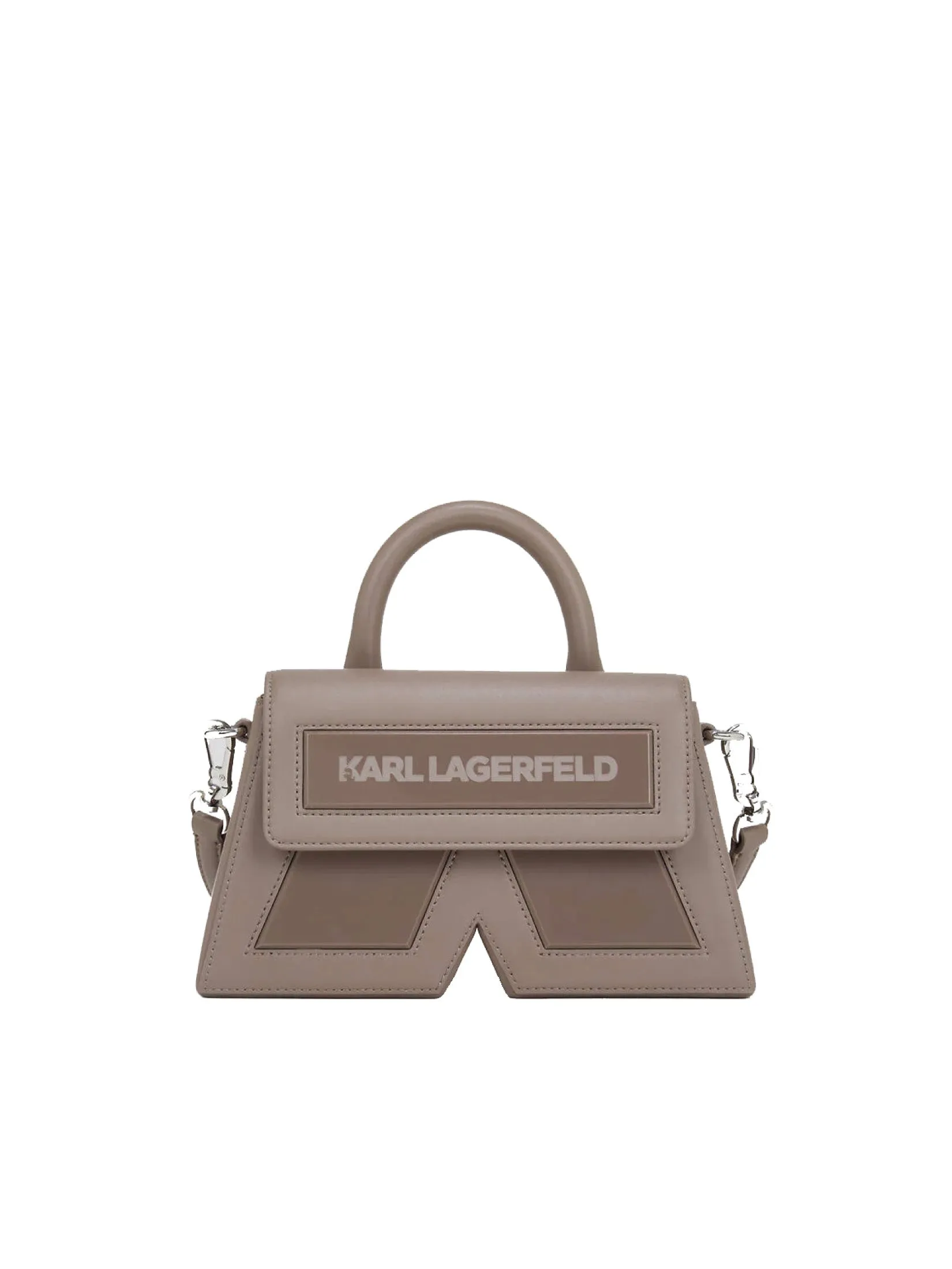 IKON K SMALL LEATHER CROSSBODY BAG