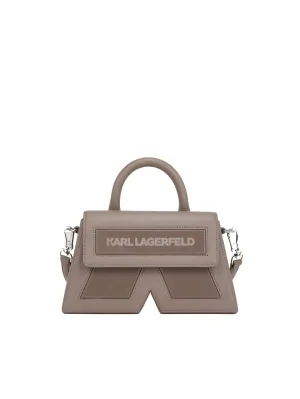 IKON K SMALL LEATHER CROSSBODY BAG
