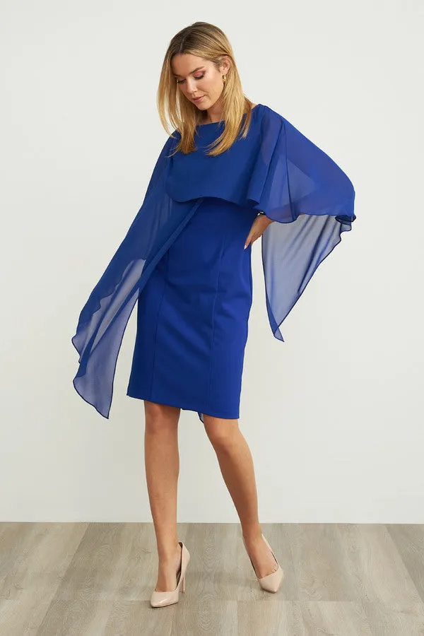 Joseph Ribkoff - Shawl - 223759 - 3 Colours Mineral Blue/ Sapphire Blue and Forest Green
