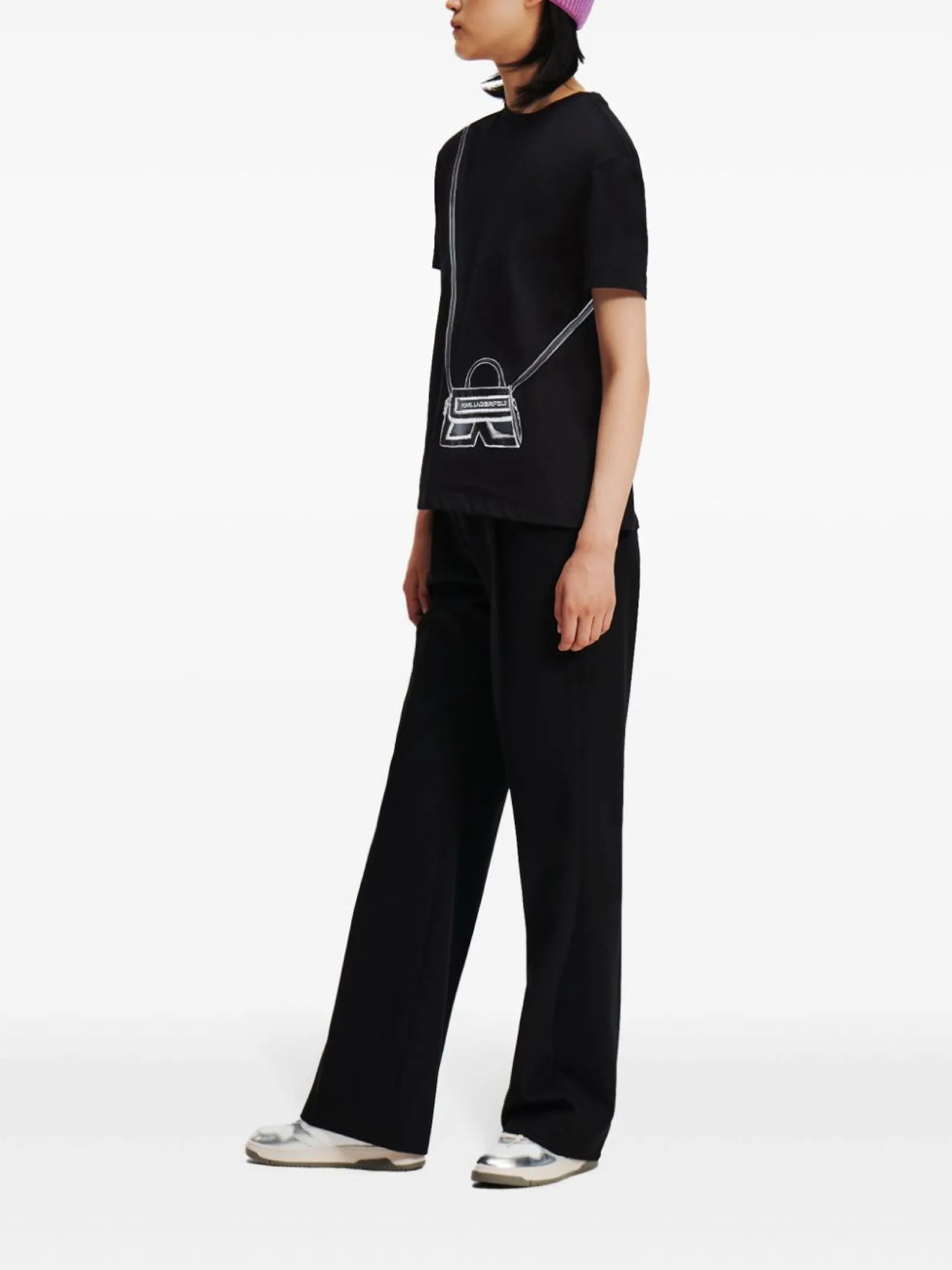 KARL K CROSS BAG T-SHIRT