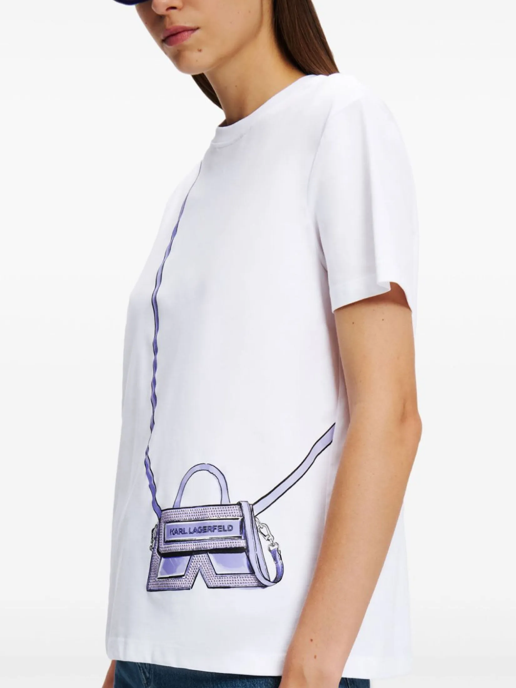KARL K CROSS BAG T-SHIRT