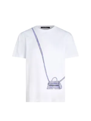 KARL K CROSS BAG T-SHIRT