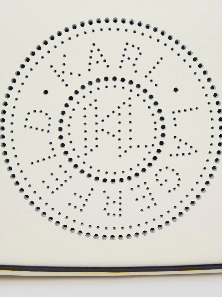 K/CIRCLE PERFORATED CROSSBODY BAG