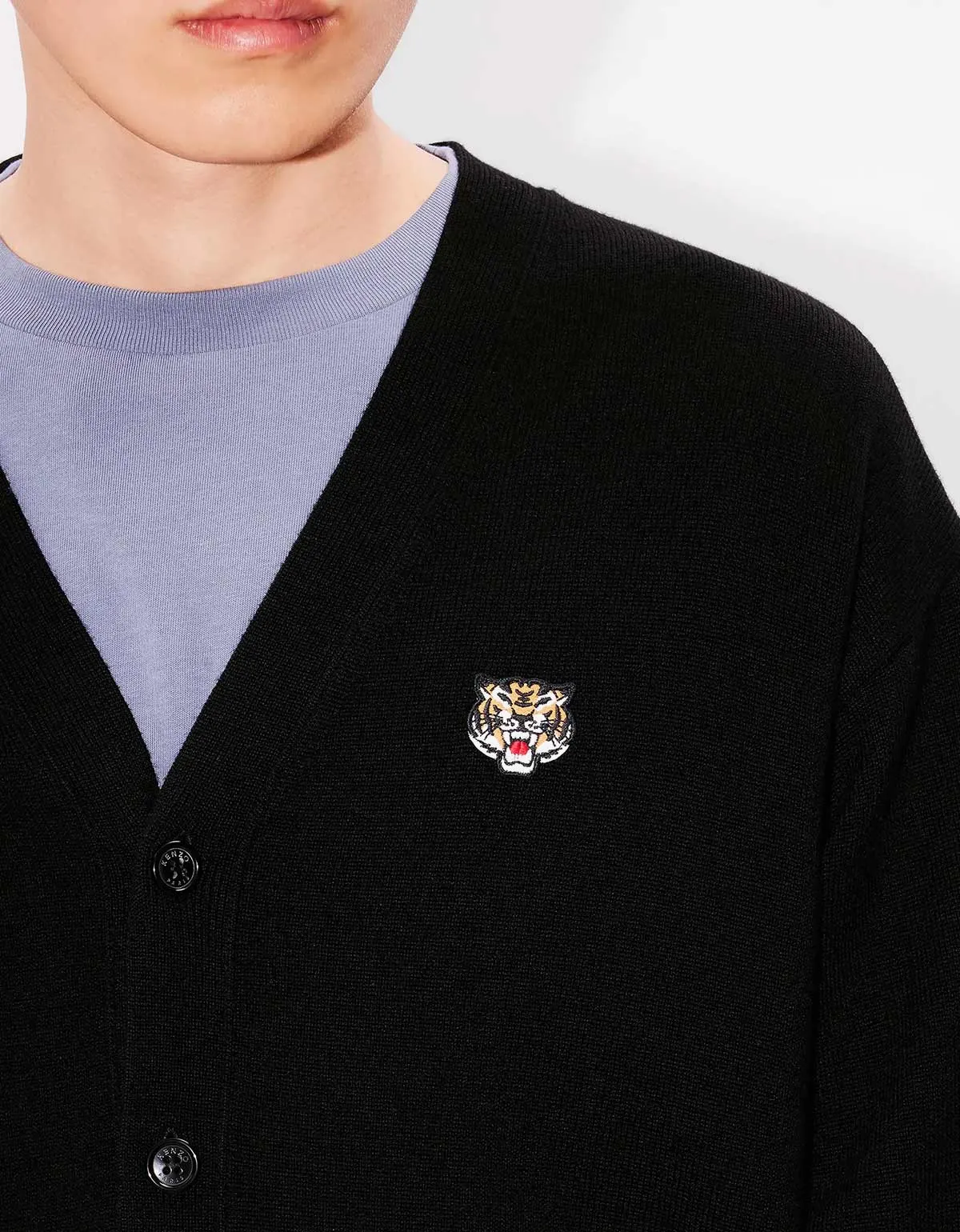 Kenzo Lucky Tiger Black Cardigan