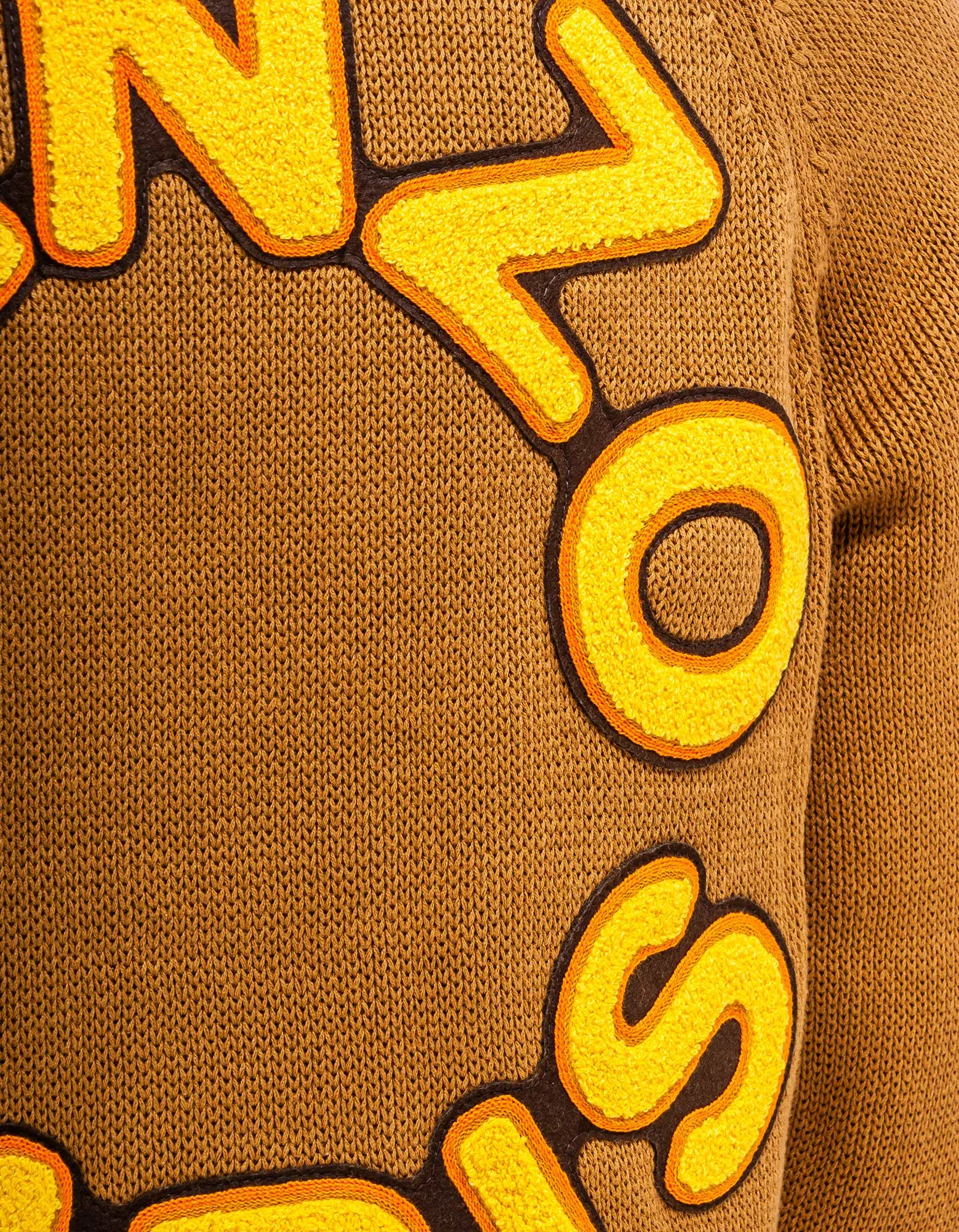 Kenzo Yellow Hooded Cardigan