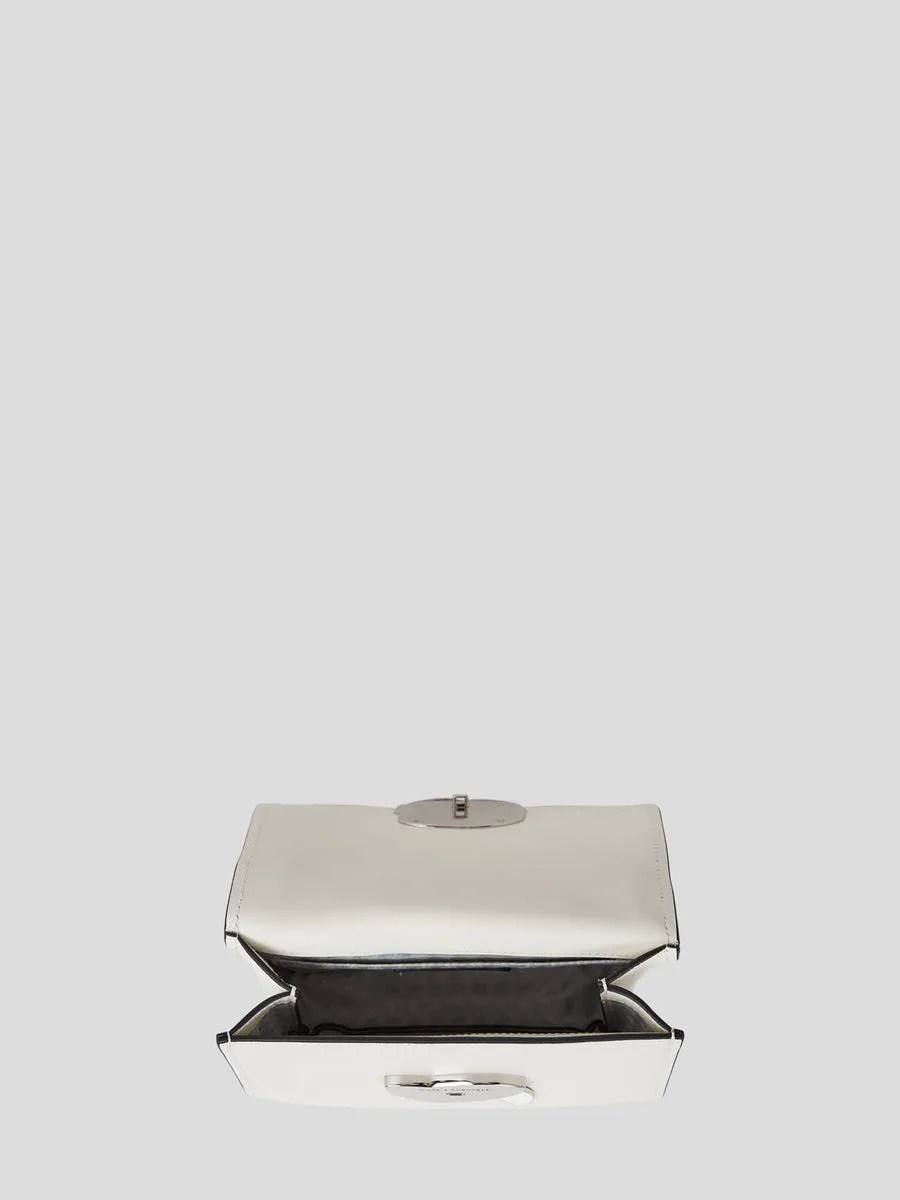 K/IKONIK LOCK MINI LEATHER CROSSBODY BAG